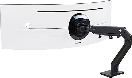 Ergotron – HX HD Premium Heavy Duty Gaming Monitor Arm, Single Monitor Desk Mount – for 1000R Curved