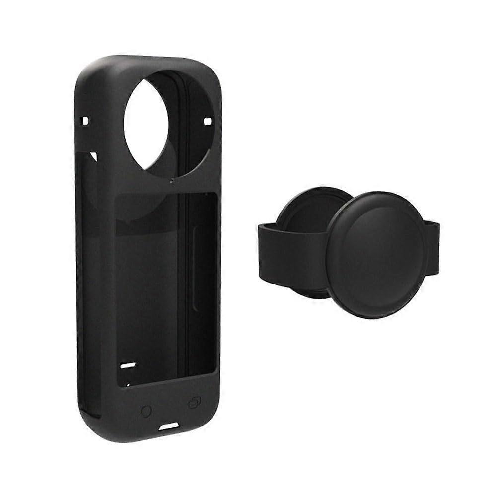 Silicone Protective Case, ScratchResistant, Full Cover for Insta360 X4 Black